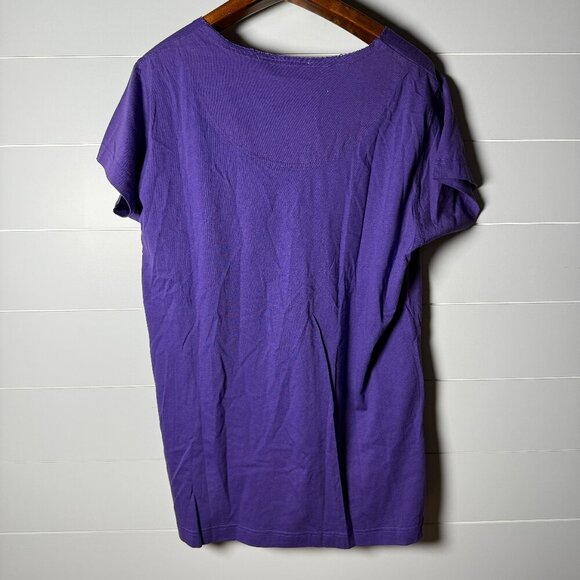 Victoria's Secret Gold Label PJ Set Purple Short Sleeve Size Small- NWT - Picture 4 of 9